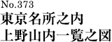 東京名所之内 上野山内一覧之図